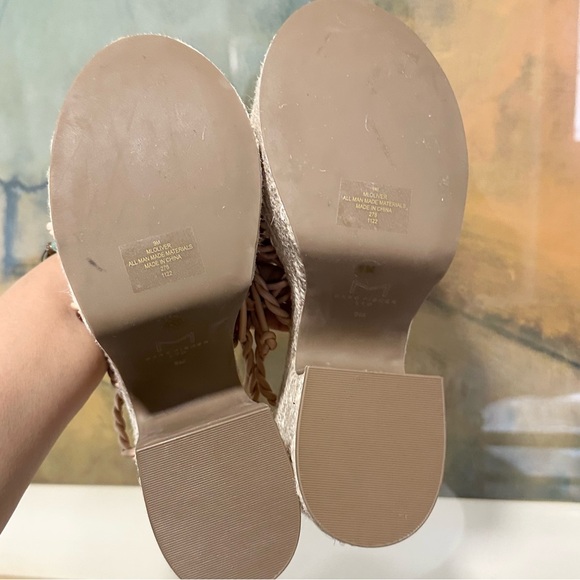 🌸MARC FISHER🌸 Oliver Lace Up Espadrille Platform Wedge Sandals Size: 9M - Picture 9 of 9